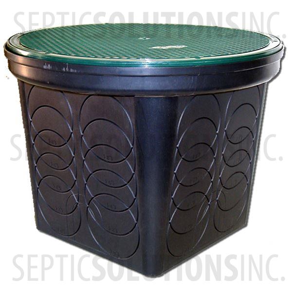 Polylok 8-Hole Drainage Box with Grate Cover - Part Number 3017-8H-GC