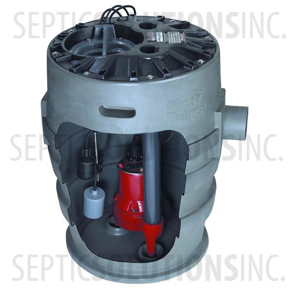 Liberty Pro370-Series Pre-Packaged Sewage Pump System with 1/2 HP Sewage Ejector Pump - Part Number P372LE51