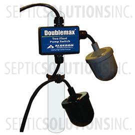 Alderon DoubleMax Dual Mechanical Pump Float Switch with 20' Cord, 240VAC Piggyback Plug