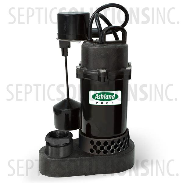 Ashland PS33V 1/3 HP Thermoplastic Submersible Sump Pump - Part Number PS33V1-10