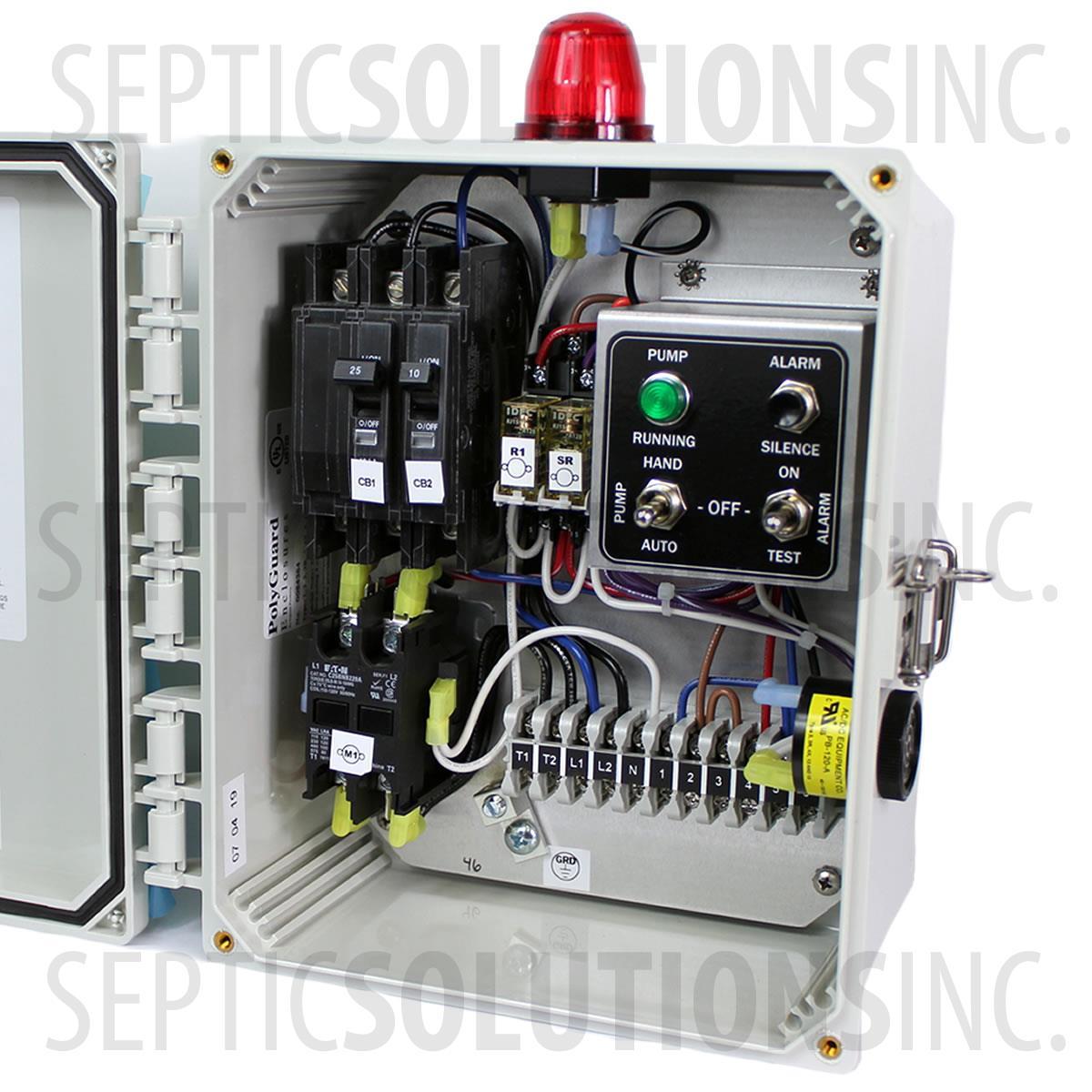 Simplex Pump Station Control Panel - Model SSC12B - 120/230V, 20 FLA