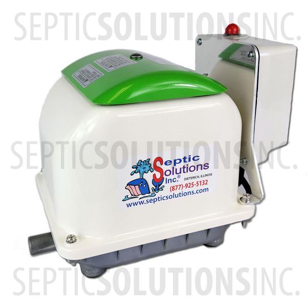 Secoh JDK-60-AL Linear Septic Air Pump with Attached Alarm - Part Number JDK60AL