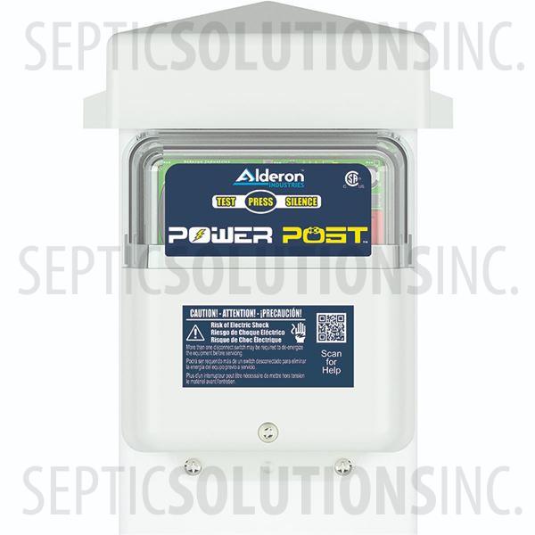 Alderon PowerPost 3R Outdoor Pedestal High Water Alarm with 20' Mechanical Float Switch - Part Number 2011467