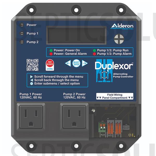 Alderon Duplexor™ Indoor Alternating Sump Pump Duplex Control Panel - Part Number 2012891