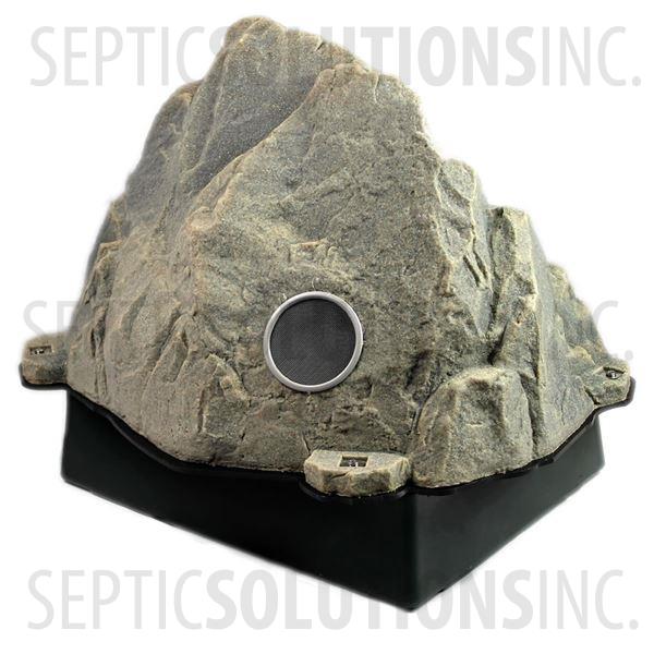 Fieldstone Gray Vented Replicated Rock Enclosure Model 109 with Platform Base - Part Number 109Combo-FS
