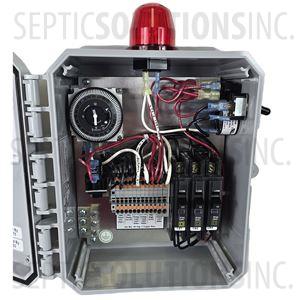 Alderon Aira-Guard Single Light Aerobic Control Panel with Pump Timer, Air Pump & High Water Alarms