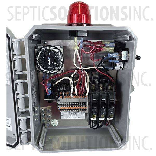 Alderon Aira-Guard Single Light Aerobic Control Panel with Pump Timer, Air Pump & High Water Alarms - Part Number 2011778