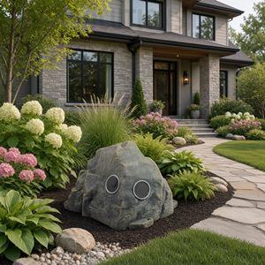 Fieldstone Gray Vented Replicated Rock Enclosure Model 109