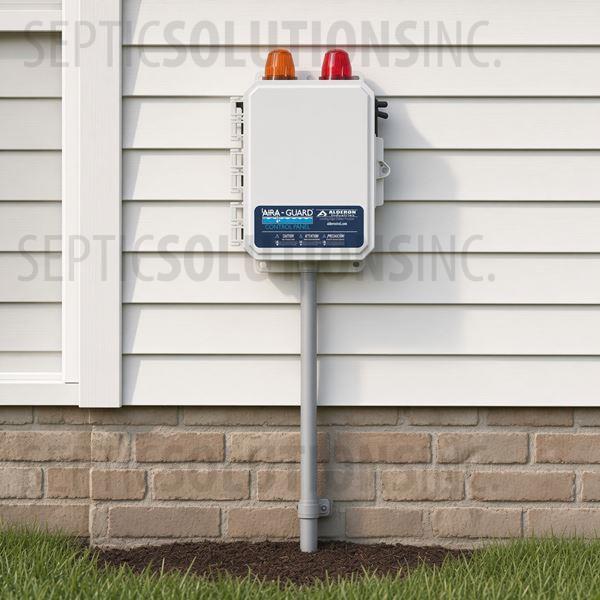 Alderon Aira-Guard Double Light Aerobic Control Panel with Pump Timer, Air Pump & High Water Alarms - Part Number 2011777