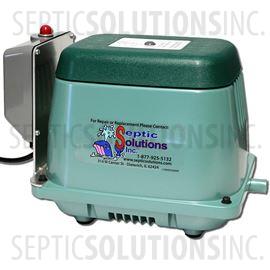 Hiblow HP-120LL Linear Septic Air Pump with Attached Alarm