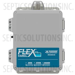 Alderon Flex Panel Simplex Timed or Demand Dose Control Panel with Solid Door and Alarm Beacon (120/230V, 0-15 FLA)