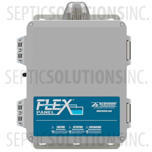 Alderon Flex Panel Simplex Timed or Demand Dose Control Panel with Solid Door and Alarm Beacon (120/230V, 0-15 FLA) - Part Number 2010556