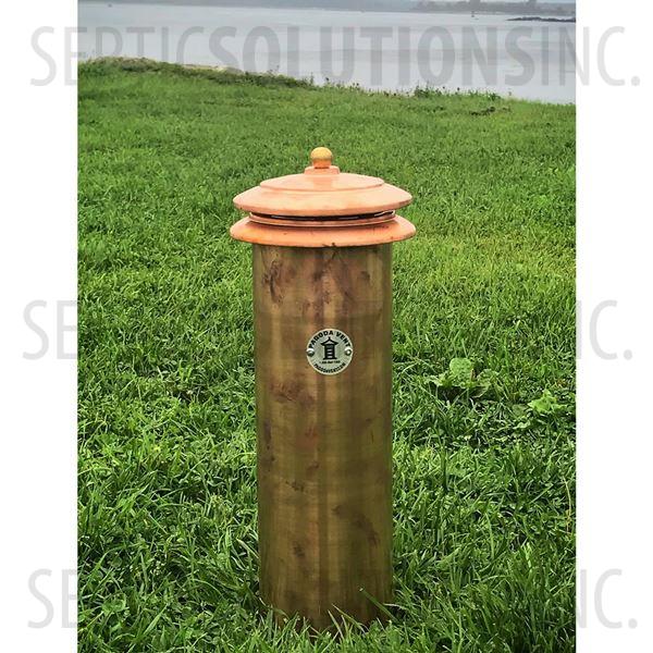 One Foot Pagoda Vent in Copper - Part Number PV1COPPER