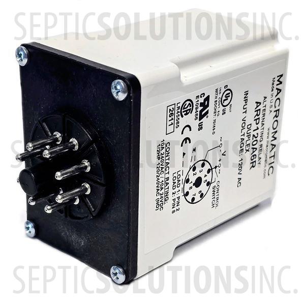 Macromatic Alternating Relay ARP120A6R - 10A, 120/240VAC - Part Number ARP120A6R