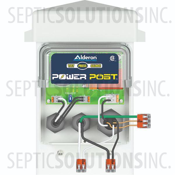 Alderon PowerPost 3R Outdoor Pedestal High Water Alarm with 20' Mechanical Float Switch - Part Number 2011467
