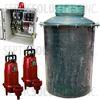 500 Gallon Duplex Pump Station with (2) 2.0 HP Sewage Pumps