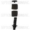 Gast Rotary Vane Complete External Filter Assembly for Models 0323, 0523, RV03, RV05, AT03, AT05 - Part Number 0523X