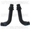 Hiblow HP-30 and HP-40 L-Tube Replacement (2pcs/set) - Part Number PALKGJL20010