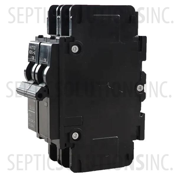 HIITIO HCB1U 2 Pole Circuit Breaker - 230VAC, 25 Amps - Part Number EC-010-1-0016
