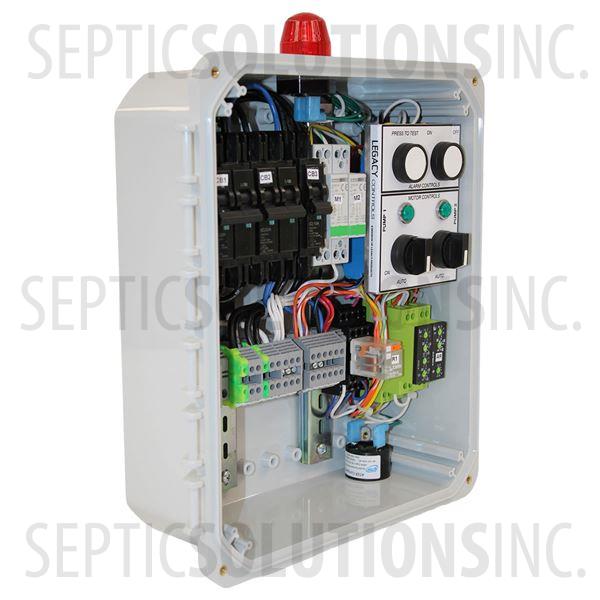 Legacy Controls Essential Series LE-6004 Duplex Timed Dose Control Panel (120V/230V, 0-15FLA) - Part Number CP-001-6-0004