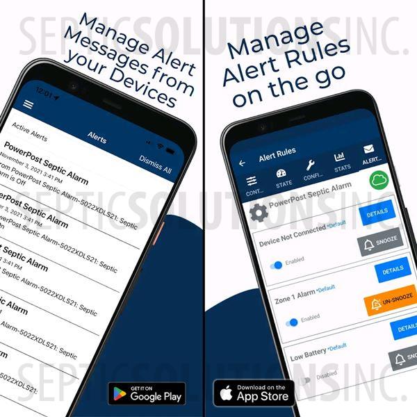 Alderon VizzyAlarm™ 3-Zone WiFi Enabled High Water Alarm Panel - Part Number 2009602