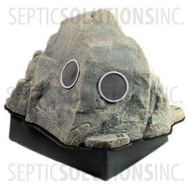 Fieldstone Gray Vented Replicated Rock Enclosure Model 109 with Platform Base