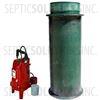 120 Gallon Pump Station with 1.0 HP Residential Grinder Pump