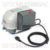 Secoh SLL-40-AL Linear Septic Air Pump with Attached Alarm - Part Number SLL40AL
