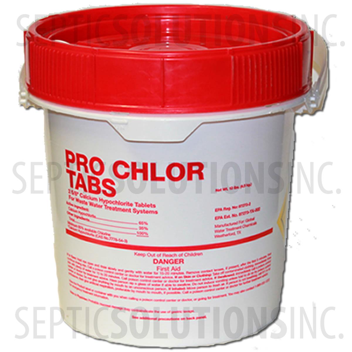 Pro Chlor Tabs 5lb Septic Chlorine Tablets 
