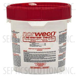 Bio-Sanitizer 25lb Pail of Septic Chlorine Tablets