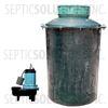 200 Gallon Pump Station with 1/2 HP Sewage Ejector Pump