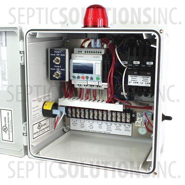 Alderon Smart IQ Duplex Time Dosing Control Panel (120/230V, 0-15FLA) - Part Number D230SMARTIQ