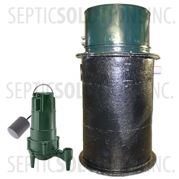 70 Gallon Pump Station with 1/2 HP Zoeller Residential Grinder Pump - Part Number 2153-803