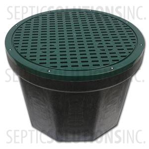 Polylok 10-Hole RhinoBox Drainage Box with Heavy Duty Grate Cover