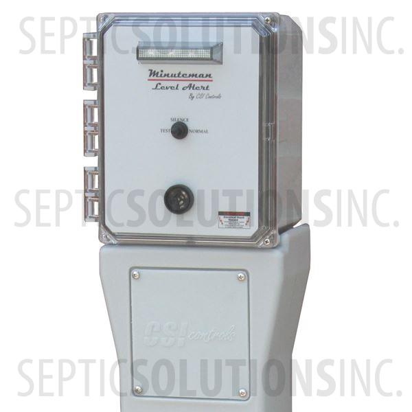 MinuteMan Outdoor Pedestal High Water Alarm with 15' Mechanical Float Switch - Part Number MINUTEMAN