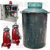 500 Gallon Duplex Pump Station with (2) 2.0 HP Grinder Pumps