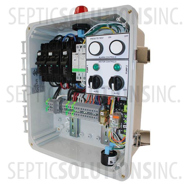Legacy Controls Essential Series LE-6003 Duplex Control Panel (120V/230V, 0-15FLA) - Part Number CP-001-6-0003