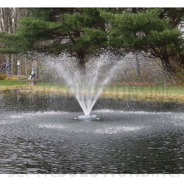 PondPlus+ 1.0 HP Floating Fountain Aeration System - 230V, 150FT Power Cord - Part Number AF100215