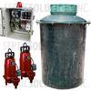 200 Gallon Duplex Pump Station with (2) 1.0 HP Sewage Pumps