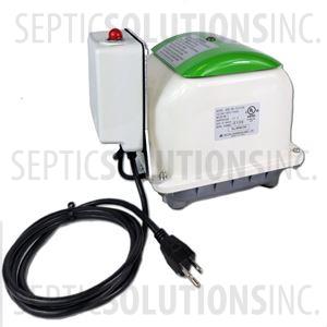 Secoh JDK-40-AL Linear Septic Air Pump with Attached Alarm