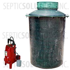 200 Gallon Pump Station with 1.0 HP Residential Grinder Pump
