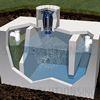 Ultra-Air Model 735 BLUE Flood Resistant Septic Aerator - Alternative Replacement for Norweco Aerators - Part Number UA14B-FR