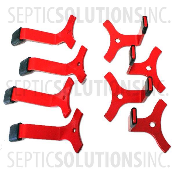 Ultra-Air Model 735 RED Brackets - Part Number 735Brackets-12R