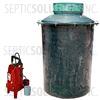 300 Gallon Pump Station with 1.0 HP Liberty Grinder Pump