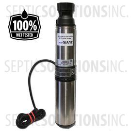 Little Giant WWS100HM-34 1 HP 164 GPM Manual Submersible Effluent Pump 460V 30 Ft Cord 