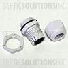 1/2'' Nylon IP-68 Rated Low Profile Cable Gland Cord Grip - Part Number CG-015-1-0001