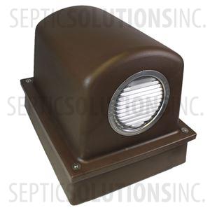 Pump Protector™ Vented Air Pump Housing and Platform in Mocha Brown