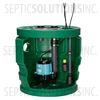 Little Giant PitPlus Jr. 24" x 24" Pre-Packaged Sewage Pump System with 4/10 HP Sewage Ejector Pump - Part Number 509673