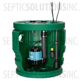 Little Giant PitPlus Jr. 24" x 24" Pre-Packaged Sewage Pump System with 4/10 HP Sewage Ejector Pump