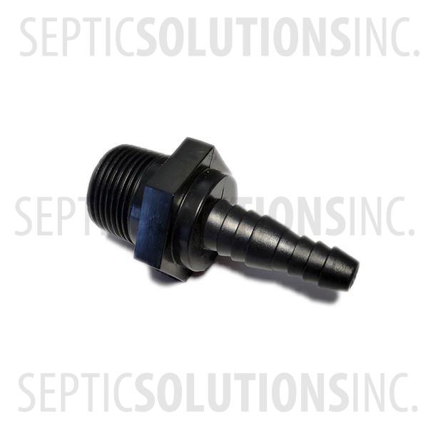 Replacement 3/8'' & 1/2'' Barb Fitting with Check Valve for PondPlus+ QS1 & QS2 Diffusers - Part Number EPMDCV
